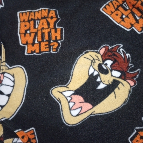 Men's Fleece Pajama Pants Size Large Lot of 2 Pairs Star Wars Looney Tun… - Picture 8 of 8